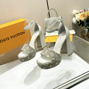ルイヴィトン LOUISVUITTON 26-LVJ24010H  2024年最新入荷 シルエット ライン ハイヒールサンダル ウィメンズハイヒールシューズ レディースシューズ