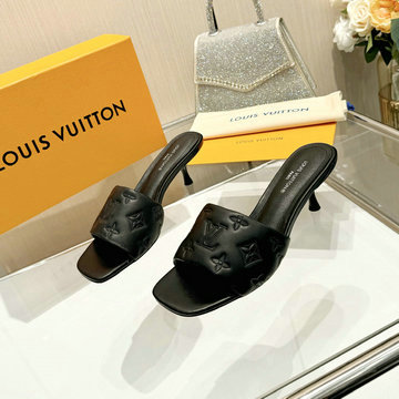 ルイヴィトン LOUISVUITTON 26-LVJ24011GK  2024年最新入荷 ネオリバイバル ライン ミュール ローヒールサンダル ピンヒールシューズ レディースシューズ