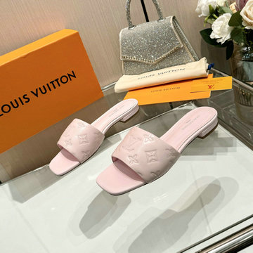 ルイヴィトン LOUISVUITTON 26-LVJ24011PF 2024年最新入荷 ネオリバイバル ライン ミュール フラットサンダル レディースシューズ