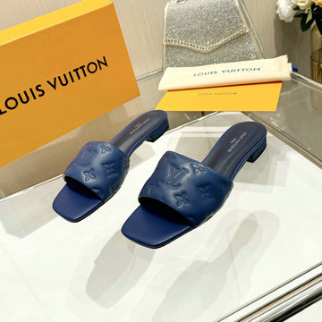 ルイヴィトン LOUISVUITTON 26-LVJ24011PL 2024年最新入荷 ネオリバイバル ライン ミュール フラットサンダル レディースシューズ