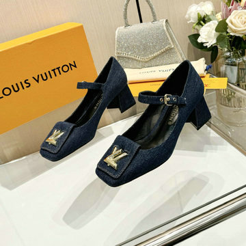 商品名称：ルイヴィトン LOUISVUITTON 26-LVJ24013DS  2024年最新入荷 シェイクライン パンプス ミドルヒールシューズ ブロックヒール レディースシューズ 靴