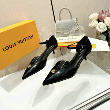 ルイヴィトン LOUISVUITTON 26-LVJ24016DP 2024年最新入荷 ウィメンズ パンプス ミドルヒールシューズ ピンヒールサンダル レディースシューズ