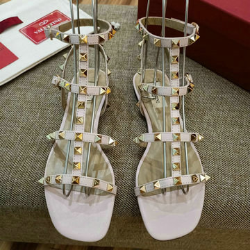 ヴァレンティノ Valentino 26-VTJ24030PB 2024年最新入荷 ロックスタッズ スリングバック サンダル フラットシューズ サマーサンダル レディースシューズ