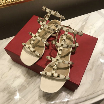 ヴァレンティノ Valentino 26-VTJ24030PX 2024年最新入荷 ロックスタッズ スリングバック サンダル フラットシューズ サマーサンダル レディースシューズ