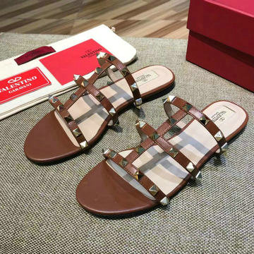 ヴァレンティノ Valentino 26-VTJ24033PJZ 2024年最新入荷 ロックスタッズ スライドサンダル フラットミュール レディースシューズ 靴