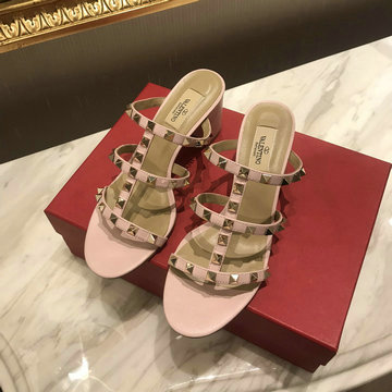 ヴァレンティノ Valentino 26-VTJ24033ZJF 2024年最新入荷 ロックスタッズ スライドサンダル ミドルミュール レディースシューズ 靴