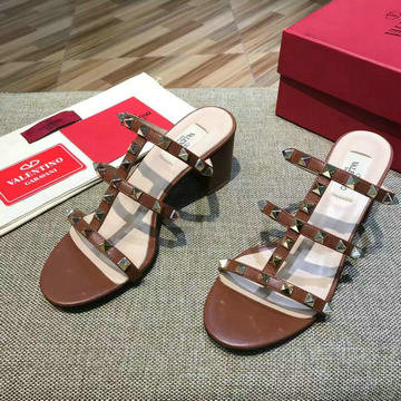 ヴァレンティノ Valentino 26-VTJ24033ZJZ 2024年最新入荷 ロックスタッズ スライドサンダル ミドルミュール レディースシューズ 靴