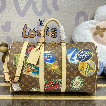 ルイヴィトン LOUISVUITTON 057-M24960 v2024年最新入荷 フライト モード キーポル バンドリエール 45 トートバッグ 旅行かばん