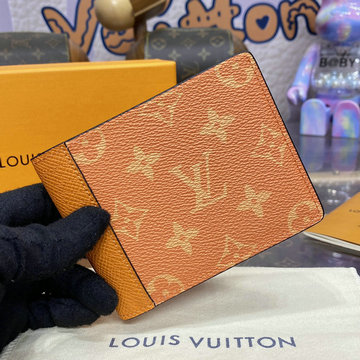 ルイヴィトン LOUISVUITTON  057-M30995C 2024年最新入荷 ポルトフォイユ ミュルティプル 二つ折り短財布 ショートウォレット 札入れ カードポケット