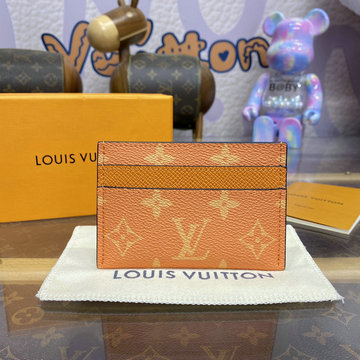 ルイヴィトン LOUISVUITTON 057-M31060 2024年最新入荷 ポルト カルト ダブル カードケース カードホルダー 名刺入れ