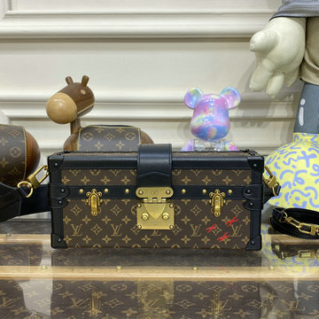 ルイヴィトン LOUISVUITTON 057-M46120 2024年最新入荷 プティット マル トランクバッグ 斜め掛け ショルダーバッグ クロスボディバッグ スクエアバッグ