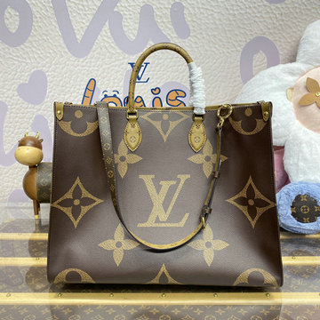 ルイヴィトン LOUISVUITTON 057-M46823  2024年最新入荷 オンザゴー ヴォワヤージュ ハンドバッグ トートバッグ ママバッグ ショッピングバッグ