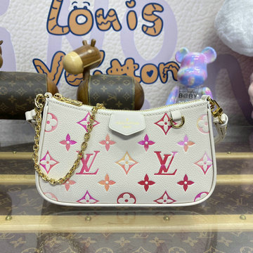 ルイヴィトン LOUISVUITTON 057-M83448  2024年最新入荷 イージー ポーチ ホーボーバッグ 斜め掛け ショルダーバッグ クロスボディバッグ