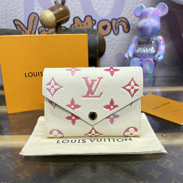 ルイヴィトン LOUISVUITTON 057-M83507  2024年最新入荷 ポルトフォイユ ヴィクトリーヌ 三つ折り短財布 ショートウォレット 小銭入れ付き
