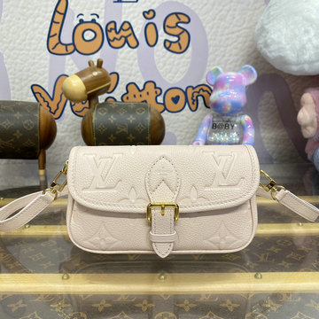 ルイヴィトン LOUISVUITTON 057-M83566  2024年最新入荷 ナノ ディアヌ 斜め掛け ショルダーバッグ クロスボディバッグ モノグラムアンプラント