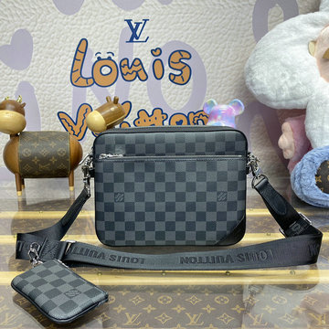 ルイヴィトン LOUISVUITTON 057-N40519  2024年最新入荷 トリオ メッセンジャーバッグ 斜め掛け ショルダーバッグ クロスボディバッグ メンズかばん