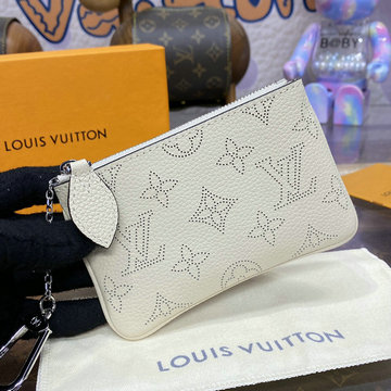 ルイヴィトン LOUIS VUITTON 057-M69508B 2020年最新入荷 ポシェット クレ 小銭入れ ジッピーウォレット ファスナー長財布 コインケース マヒナレザー