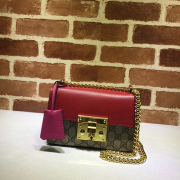 商品名称：グッチ GUCCI 057-GG409487BXR 2024年最新入荷 パドロック GG スモール チェーンポーチ クロスボディバッグ 斜め掛け ショルダーバッグ