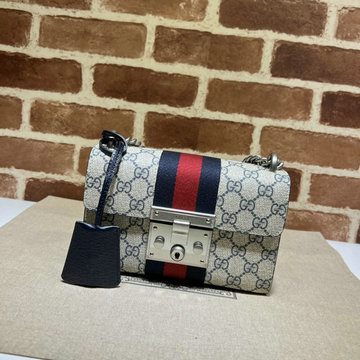 商品名称：グッチ GUCCI 057-GG409487TXL 2024年最新入荷 パドロック GG スモール チェーンポーチ クロスボディバッグ 斜め掛け ショルダーバッグ ミニフラップバッグ
