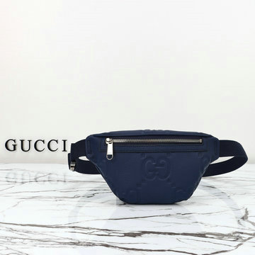 商品名称：グッチ GUCCI 057-GG658582PSL 2024年最新作 GGエンボス ベルトバッグ ウェストバッグ バストバッグ クロスボディバッグ カーフレザー