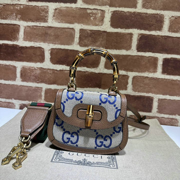 商品名称：グッチ GUCCI 057-GG686864BLZ  2024年最新作 スモール ジャンボ GG バンブーバッグ トップハンドルバッグ トートバッグ ハンドバッグ