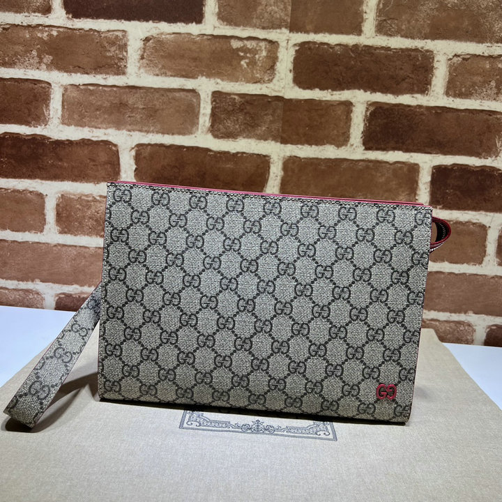 グッチ GUCCI 057-GG774345BKM 2024年最新作 手持ちかばん ポーチ クラッチバッグ ビジネスバッグ キャンパス