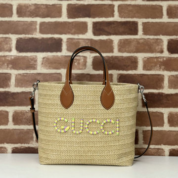 商品名称：グッチ GUCCI 057-GG779671CZS 2024年最新作 スモール ストロー エフェクト トートバッグ ハンドバッグ 2way ショルダーバッグ