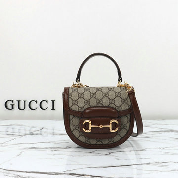 商品名称：グッチ GUCCI 057-GG781387BKF 2024年最新作 ホースビット 1955 ミニ トップハンドルバッグ 斜め掛け ショルダーバッグ クロスボディバッグ