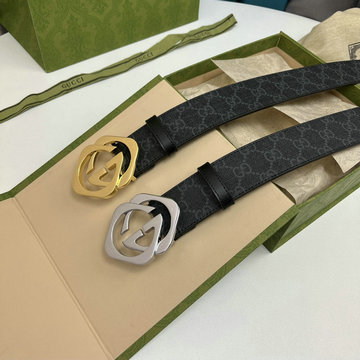 商品名称：グッチ GUCCI 057-GG411924XB 2024年最新作 ダブル G バックル ベルト ジャンボ GG ベルト 幅4cm