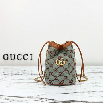 グッチ GUCCI 057-GG783175BLZ 2024年最新作 バケットバッグ ドローストリングバッグ 斜め掛け ショルダーバッグ クロスボディバッグ レディースかばん