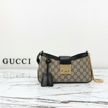 グッチ GUCCI 057-GG811705BBK 2024年最新作 パドロック スモール 斜め掛け ショルダーバッグ クロスボディバッグ レディースかばん