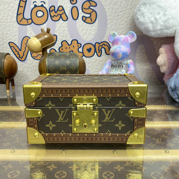 商品名称：ルイヴィトン LOUISVUITTON 057-M10130 2024年最新入荷 コフレ トレゾール 24 収納ボックス トランクバッグ 手持ちかばん トランク ジュエリーケース
