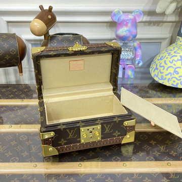 商品名称：ルイヴィトン LOUISVUITTON 057-M10139 2024年最新入荷 コフレ トレゾール 24 収納ボックス トランクバッグ 手持ちかばん トランク ジュエリーケース