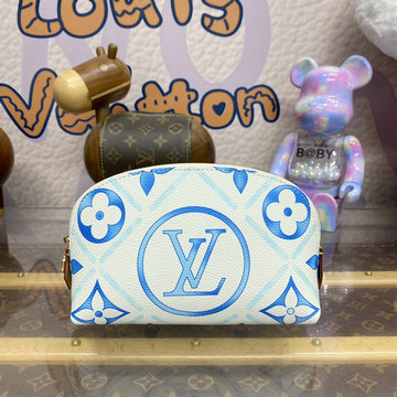 ルイヴィトン LOUISVUITTON  057-M11239L 2024年最新入荷 ポシェット コスメティック PM 手持ちかばん クラッチポーチ 化粧かばん モノグラムタイル キャンバス