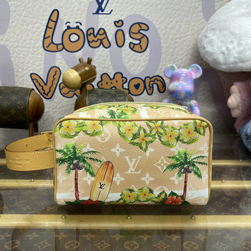商品名称：ルイヴィトン LOUISVUITTON 057-M24799  2024年最新入荷 ロッカー ドップ キット 手持ちかばん 洗面具収納 ポーチ 旅行かばん トラベルバッグ