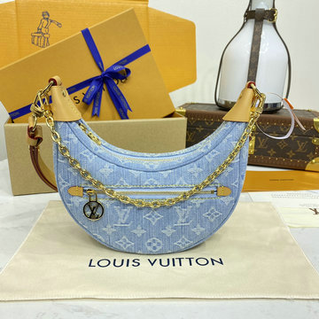 ルイヴィトン LOUISVUITTON 057-M24846 2024年最新入荷 ループ ホーボーバッグ 斜め掛け ショルダーバッグ クロスボディバッグ レディースかばん