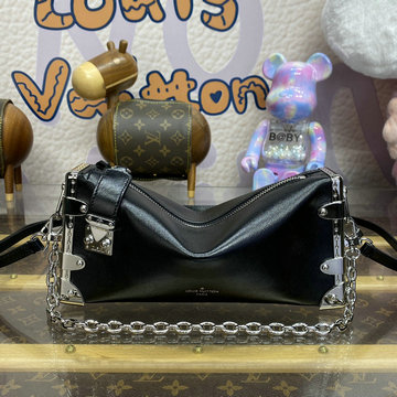 ルイヴィトン LOUISVUITTON 057-M25445  2024年最新入荷 スリム トランク 斜め掛け ショルダーバッグ クロスボディバッグ