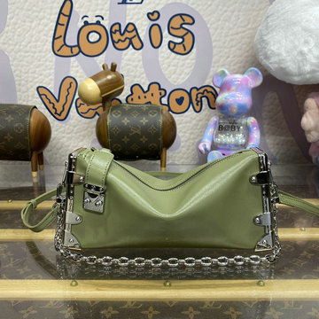 商品名称：ルイヴィトン LOUISVUITTON 057-M25445G 2024年最新入荷 スリム トランク 斜め掛け ショルダーバッグ クロスボディバッグ