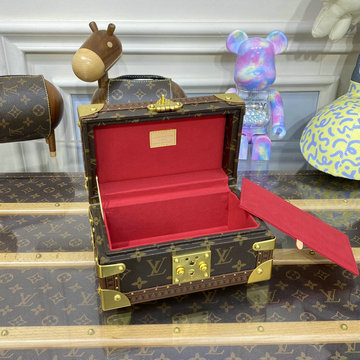 商品名称：ルイヴィトン LOUISVUITTON 057-M47023 2024年最新入荷 コフレ トレゾール 24 収納ボックス トランクバッグ 手持ちかばん トランク ジュエリーケース