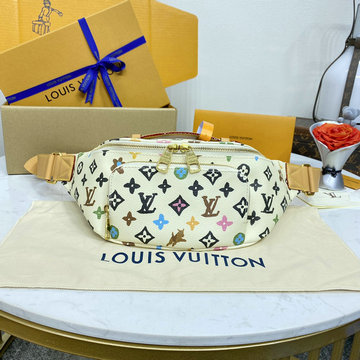 ルイヴィトン LOUISVUITTON 057-M24858B 2024年最新入荷 ラッシュ バムバッグ ウェストバッグ ショルダーバッグ クロスボディバッグ