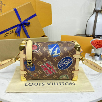 商品名称：ルイヴィトン LOUISVUITTON 057-M47085 2024年最新入荷 フライト モード サイドトランク PM スクエアバッグ 斜め掛け ショルダーバッグ レディースかばん