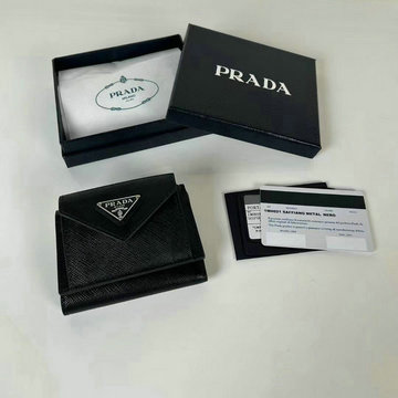 プラダ PRADA 99-PD1MH021SJY 2024年最新入荷 三つ折り短財布 ショートウォレット 札入れ 小銭入れ