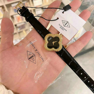 ヴァン クリーフ＆アーペル Van Cleef Arpels ZX-VAT24001 2024年最新入荷 腕時計 アルハンブラ ウォッチ 腕時計 時計 本革ベルト