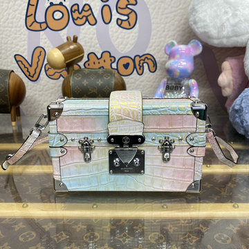 ルイヴィトン LOUISVUITTON 057-M82002 2024年最新入荷 プティット マル トランクバッグ 斜め掛け ショルダーバッグ クロスボディ レディースかばん