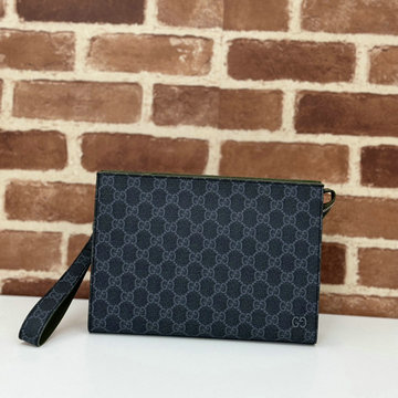 商品名称：グッチ GUCCI 057-GG768255BKG 2024年最新作 GG ディテール付き ポーチ ストラップ付き 手持ちかばん ビジネスバッグ メンズかばん