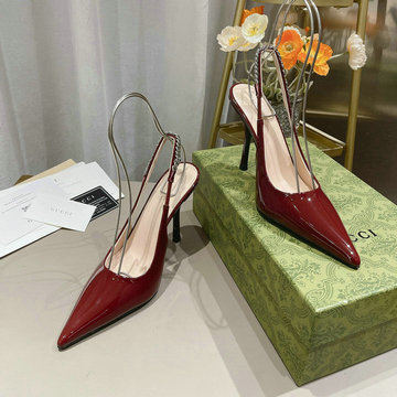 グッチ GUCCI 26-GGJ240015QJ 2024年夏最新入荷 ウィメンズ スリングバック パンプス ハイヒールシューズ ピンヒール レディースシューズ 靴