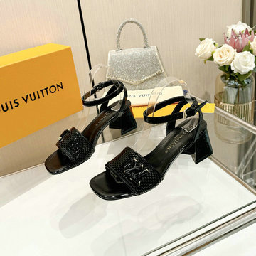 商品名称：ルイヴィトン LOUISVUITTON 26-LVJ24017QK  2024年最新入荷 シェイクライン パンプス ハイヒールサンダル ブロックヒール レディースシューズ 靴