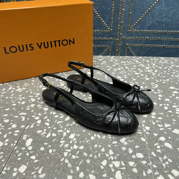 ルイヴィトン LOUISVUITTON 26-LVJ24021BK  2024年最新入荷 バレーシューズ パンプス ローファー フラットシューズ レディースシューズ 靴