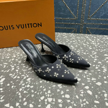 ルイヴィトン LOUISVUITTON 26-LVJ24022GH 2024年最新入荷 ハイヒールサンダル サマーサンダル ピンヒール ウィメンズ スライドサンダル レディースシューズ 靴