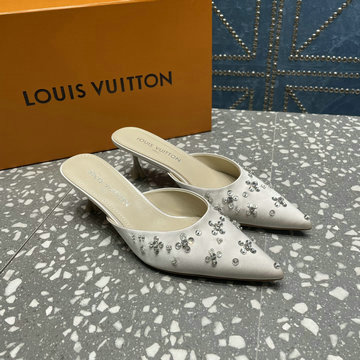 ルイヴィトン LOUISVUITTON 26-LVJ24022ZB  2024年最新入荷 ハイヒールサンダル サマーサンダル ピンヒール ウィメンズ スライドサンダル レディースシューズ 靴